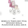 Bebelux 'paris Big' Pink Spanish Dolls Pushchair Image 3