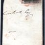 1840 One Penny Black, imperforate watermark small crown, Plate II position B-H, used on peece cancelled red maltese cross, Dublin date stamp 0C 4 40 internal defect in frame and with MacDonnell Whyte Ltd Certificate. Image 2
