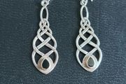 silver earrings