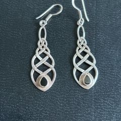 silver earrings