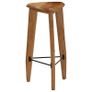 Bar Stools 2 pcs Solid Acacia Wood Image 10