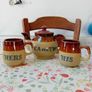 Stoneware Teapot and Mugs Image 4