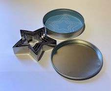 Metal Star Shaped Pastry Cutters