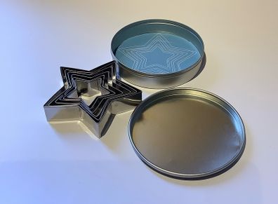 Metal Star Shaped Pastry Cutters