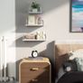 NEW SALE | Wall Shelves Rustic Floating Shelves, Decorative Wood Shelf Set of 3, Wall Mounted Storage Shelves for Bedroom, Living Room, Kitchen, Bathroom, Office and More,Black Image 2