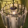 Contempory Acrylic Clear Non Electric Pendant Ceiling Lamp Shade - 25cm Image 3