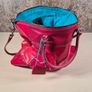womens GABS large Red leather bag shoulder bag handbag crossbody Image 8
