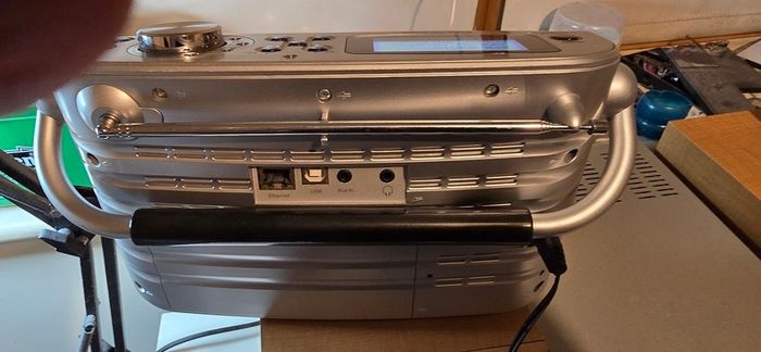 Roberts Stream Stereo WM-202 Silver colour DAB/ FM/ Wi-Fi/ Internet Radio. Great Condition