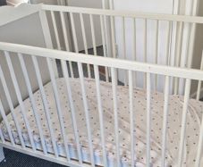 IKEA baby cot with mattress