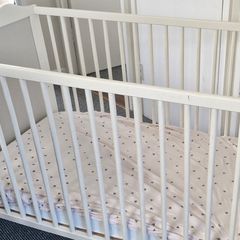 IKEA baby cot with mattress