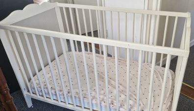 IKEA baby cot with mattress