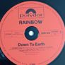 Rainbow - Down To Earth Vinyl LP (1979) Original German Pressing Hard Rock VG+ Image 4