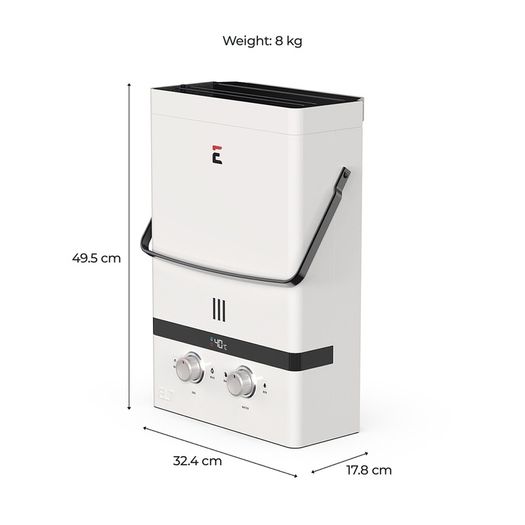 Luxe 7 LPM Portable Instantaneous Water Heater 37mbar