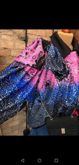 Joanne Hynes Sequins Jacket Size Medium