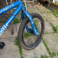 Blue BMX Bike- X Rated Hustle