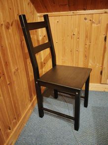 old painted chair