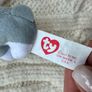 McDonalds Christmas TY Beanie Boo Plush Hailey The Husky Used Please Look at the pictures Image 6