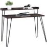 Dorel Haven Retro Desk With Riser Espresso - 9881196comuk Image 3