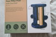 Cat Four Pillar Scratching Post with Sisal Ball