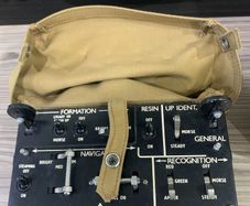 WW2 1940s RAF Lancaster Bomber Air Ministry Lighting Control Panel RAF 5C/3108