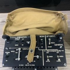 WW2 1940s RAF Lancaster Bomber Air Ministry Lighting Control Panel RAF 5C/3108