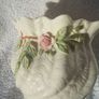 BELLEEK (Irish parian ware) - two handkerchief vases of the Tridacna pattern (7th & 9th Belleek marks) Image 5