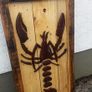 Rustic Lobster Wood Art Display Image 2