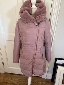 Ladie's Lilac Puffa Coat