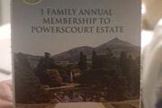 Powerscourt Estate 1 Family Annual Membership Voucher (Pass / Gift)