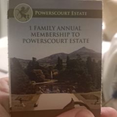 Powerscourt Estate 1 Family Annual Membership Voucher (Pass / Gift)