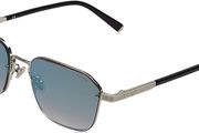 Police Unisex SPLE16 Sunglasses, Lewis Hamilton, Mirrored 579V Silver UV400