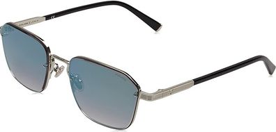 Police Unisex SPLE16 Sunglasses, Lewis Hamilton, Mirrored 579V Silver UV400