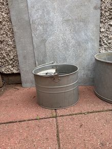 Steel mop bucket