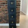 Mexican Pine Slim Tallboy chest x5 drawers Image 4