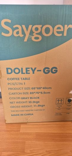 New Unopened Glass Coffee Table