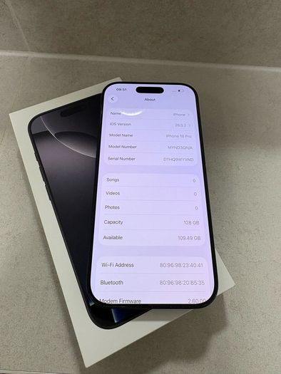 iphone 16 pro 128 gb