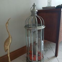 Xl Candle lantern Metal 3ft