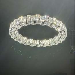 Round crystal chandelier 500mm 3 colour change Brand new