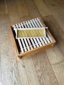 Cedar National Beehive Super Box with 12 built frames