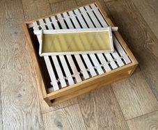 Cedar National Beehive Super Box with 12 built frames