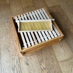 Cedar National Beehive Super Box with 12 built frames