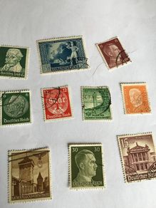 Rare, Genuine WW2 German stamps