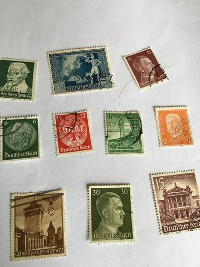 Rare, Genuine WW2 German stamps