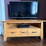 Solid wood TV Stand and Side Table Image 5