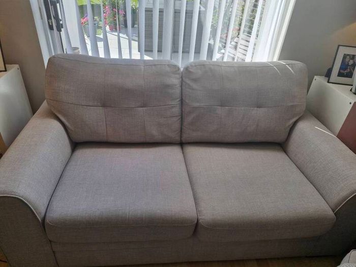 Grey 2 seater sofa