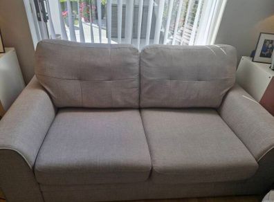 Grey 2 seater sofa