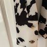 Zara Cow Print Blouse - Size S Image 3