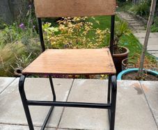 Pair of mid century industrial chair