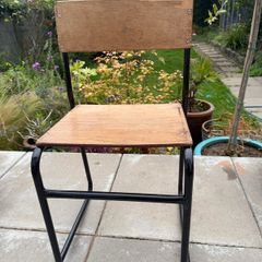 Pair of mid century industrial chair
