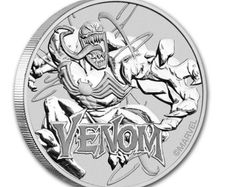 Perth Mint 1 oz silver 2020 MARVEL VENOM 1 Dollar coin